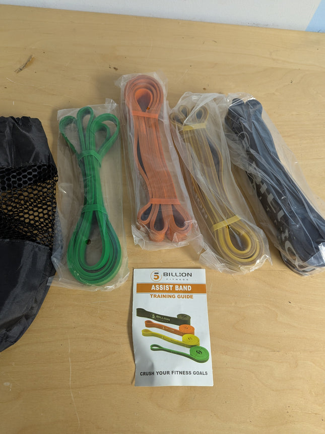 5BILLION Resistance Bands & Pull Up Assist Band - Strength Bands & Mobility Band