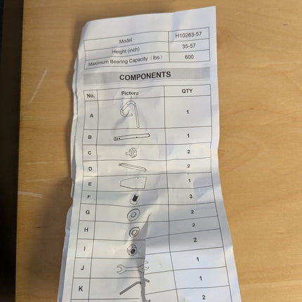 VEVOR Hot Tub Handrail, 360 Rotatable Spa Side Handrail with 35"-57" Adjustable