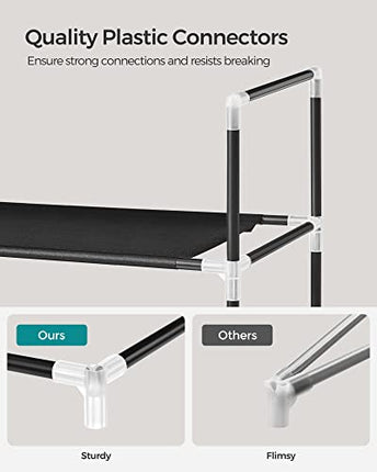 SONGMICS 5-Tier Shoe Rack, Shoe Storage for Hallway Closet, Slim and Space-Savin