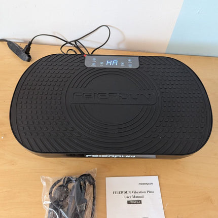 FEIERDUN Vibration Plate Exercise Machine, Vibration Plate for Lymphatic Drainag