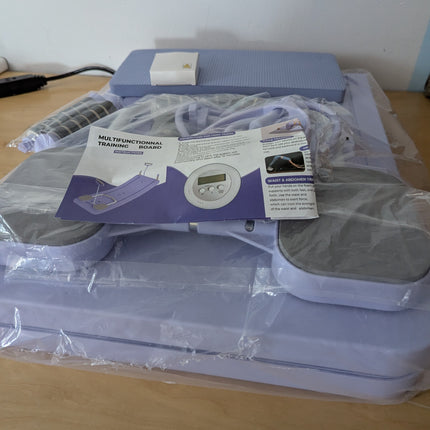 AMAZINGHOME Purple Foldable Pilates Board & Reformer Machine - 300lbs Capacity P