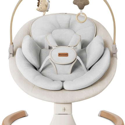 Baby Swings for Infants, Monamii Baby Swing, Bluetooth Infant Swing with Music S