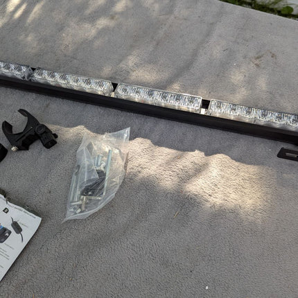 Lupar 30'' UTV LED Chase Light Bar w/ 1.75''-2'' Roll Cage Mount Bracket Rear Ch