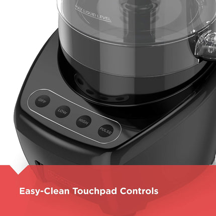BLACK+DECKER 3-in-1 Food Processor and Chopper, 8 Cup Capacity, 450W Power with