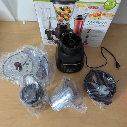 Hamilton Beach MultiBlend® Kitchen System, 3-in-1 Blender with Food Processor At