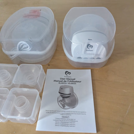 Bellababy Hands-Free Breast Pumps Wearable Upgraded with 17mm, 19mm, 21mm Insert