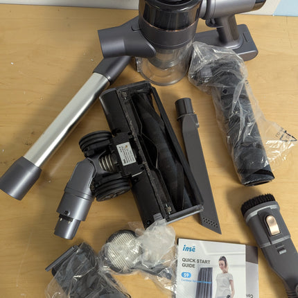 NO CHARGER INSE S9 Cordless Vacuum Cleaner with 400W/30Kpa Suction 55min Max Run