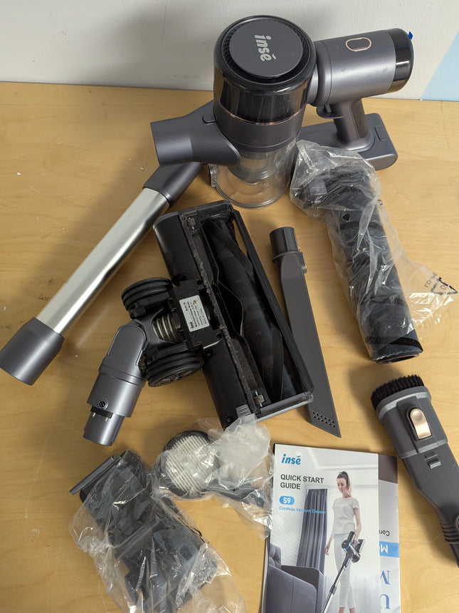 NO CHARGER INSE S9 Cordless Vacuum Cleaner with 400W/30Kpa Suction 55min Max Run