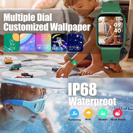 PURPLE Mgaolo Kids Smart Watch for Boys Girls,Kids Fitness Tracker Smartwatch wi