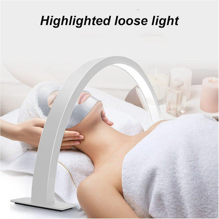 Half Moon Desk Lamp, 25W 3000K to 6500K Half Moon Nail Desk Lamp Adjust Brightne