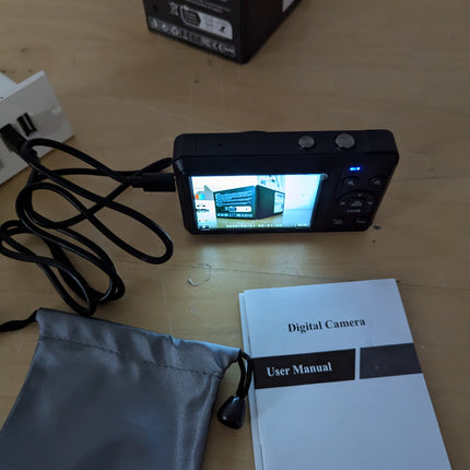 5K Digital Camera - Point and Shoot Small Digital Cameras - 72MP UHD Autofocus C