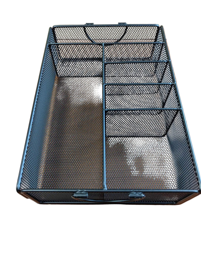 Desk drawer organizer metal blacn