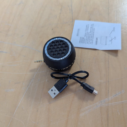 INTSUN Mini Portable Speaker, 3W Mobile Phone Speaker Line-in Speaker with Clear