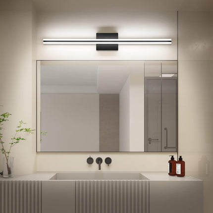 SOLFART Black Bathroom Vanity Light Fixtures Vanity Lights for Mirror Bathroom L