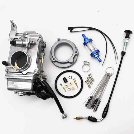 KIPA Carburetor For Mikuni HSR42 HSR 42mm Fit Evo Evolution Twin Cam Glide Dyna