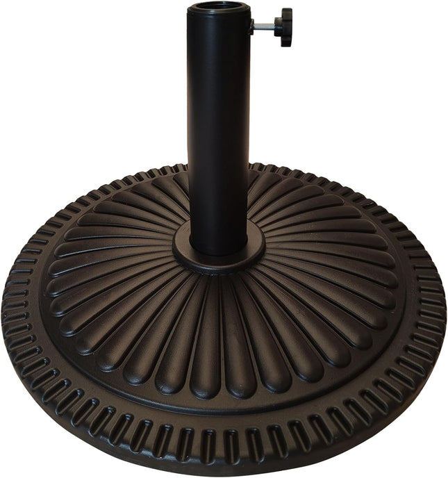 T&Jero 26 lb Round Heavy Duty Patio Market Table Umbrella Base Stand Weight Pre-
