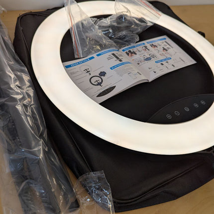 EOTO Light 19 inch LED Ring Light with Tripod Stand, Ring Light with Touch Panel