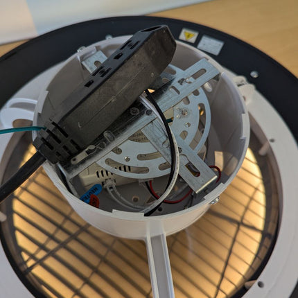 LEDIARY 20 Inch Low Profile Ceiling Fans With Lights, Led Bladeless Ceiling Fan,