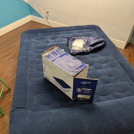 Active Era Luxury Air Mattress with Built-in Electric Pump & Raised Pillow