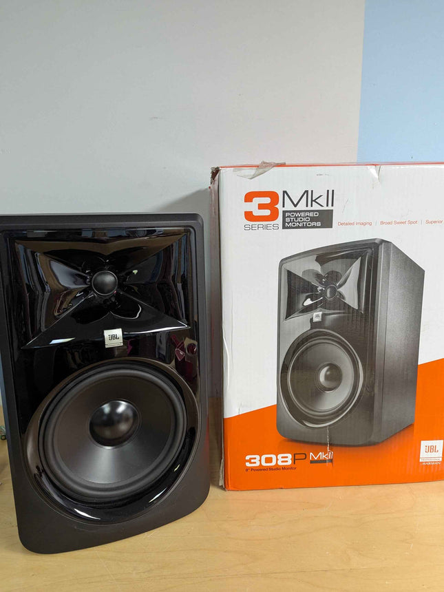MONITOR ONLY JBL Professional Studio Monitor, Black, 8-Inch (308PMKII)