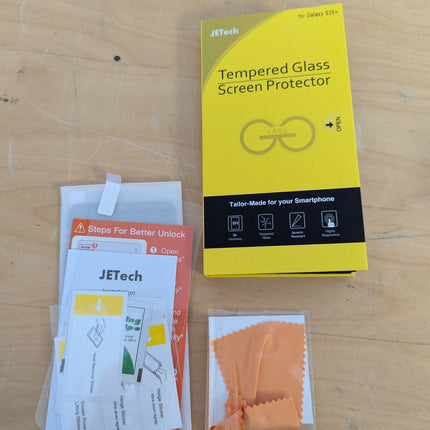 Screen Protector for Samsung Galaxy S25 Plus, Tempered Glass Display Guard, Clea