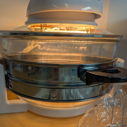 NutriChef Air Fryer, Halogen Infrared Convection Oven - Large 13 Quart Glass Air