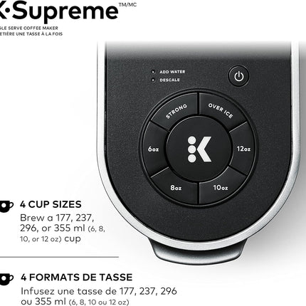 Keurig K-Supreme Single Serve K-Cup Pod Coffee Maker, With MultiStream Technolog