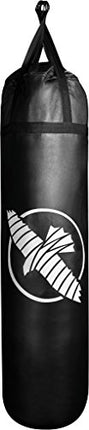 Hayabusa Engineered Leather Heavy Punching Bag - Unfilled - Black, 5 Feet