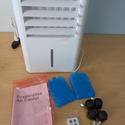 Grelife Portable Evaporative Air Cooler, 3-IN-1 Air Cooler with Fan & Humidifier