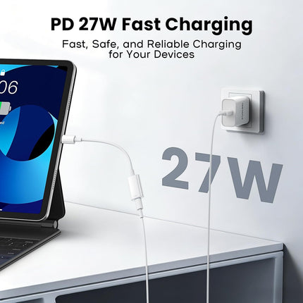 Deeyaple USB-C to Lightning Adapter, USB C to Lightning Cable Adapter, Compact a