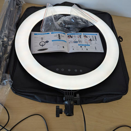 EOTO Light 19 inch LED Ring Light with Tripod Stand, Ring Light with Touch Panel