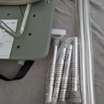 DMI Heavy-duty Sliding Transfer Bench Shower Chair With Cut-out Seat and Adjusta
