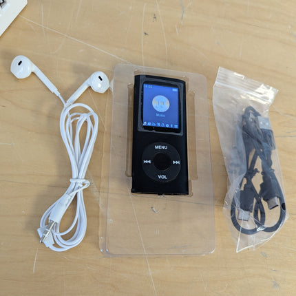 MP3 Player, Portable Lossless Sound Slim MP3 Music Player with Earphone, 1.8 Inc