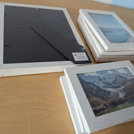 SONGMICS Picture Frames, Collage Picture Frames Set of 10, Two 8x10, Four 5x7, F