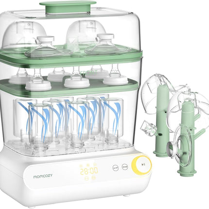 Momcozy 3 Layers Large Bottle Sterilizer and Dryer, Fast Sterilize and Dry, Univ