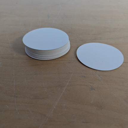 PATIKIL 100 Sheet Circle Card Stock, 3" Round Thick Cardstock, White | Cutouts P