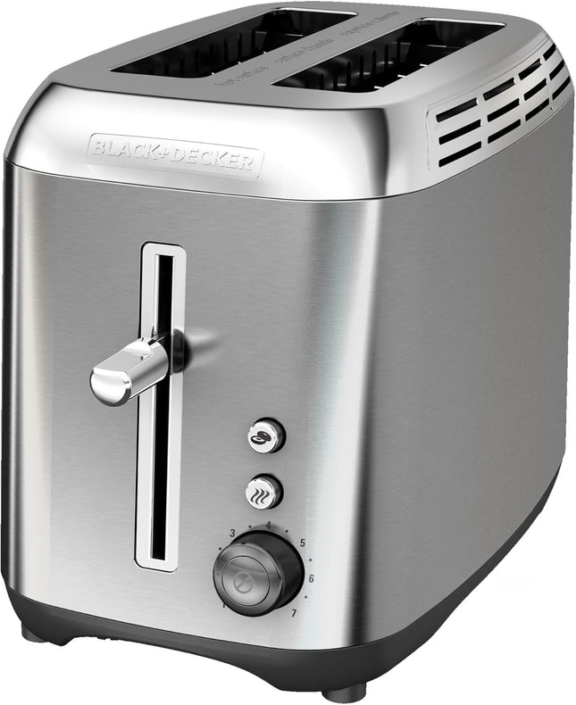 BLACK+DECKER TR3510SD Rapid Toast 2-Slice Toaster, Stainless Steel