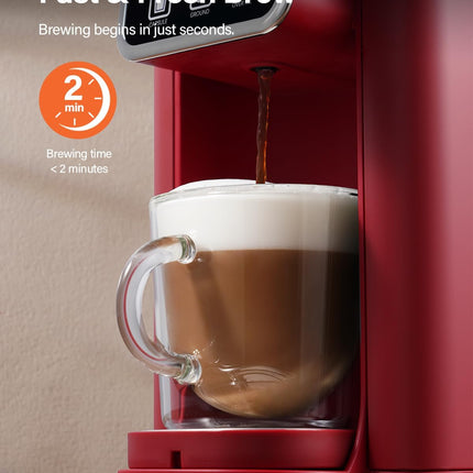 SHARDOR Single Serve Coffee Maker, Hot and Iced Coffee Machine for K Cup Pods &