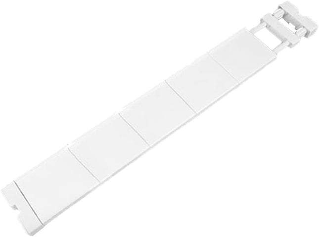 LIYIVNAA Expanding Narrow Closet Shelf Tension Rod Slim Cupboard Divider Hanger