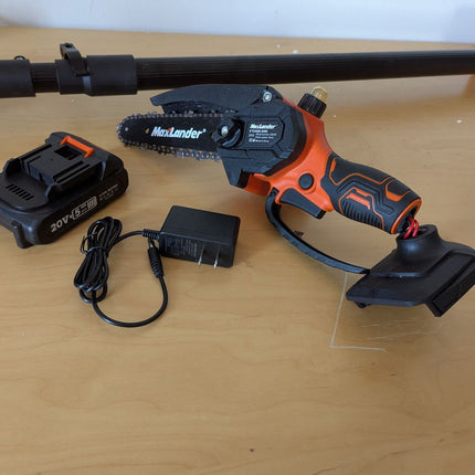 MAXLANDER 2-IN-1 Cordless Pole Saw & Mini Chainsaw