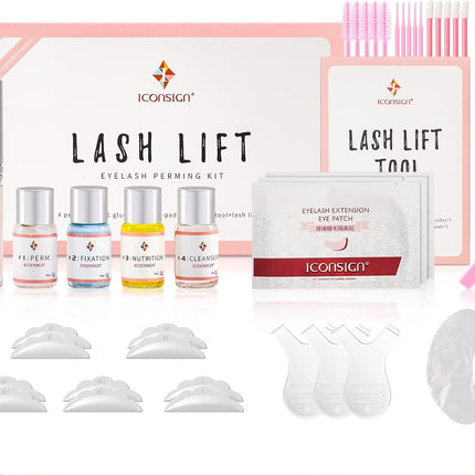 ICONSIGN Lash Lift Kit(2nd Generation), Professional Semi-Permanent Curling Eyel