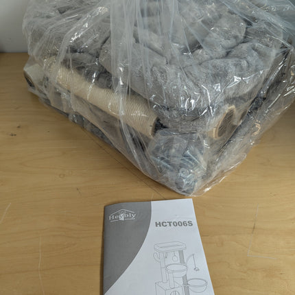 Heybly Cat Tree, 39.4 Inches Tower Condo with Scratching Post, Cat Tower for Ind