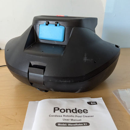 Pondee X1 Robotic Pool Vacuum, Cordless Pool Cleaner with 120 Mins Runtime, Auto