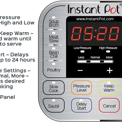Faulty — Instant Pot DUO60 6 Qt 7-in-1 Programmable Pressure Cooker, 14 Programs
