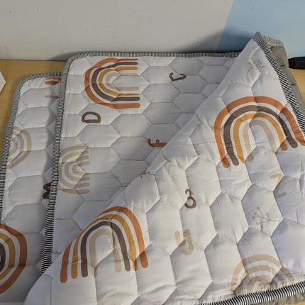 Pea Pod Baby Play Mats for Floor 50''x50'' Thick Playpen Baby Mat for Playing Ul