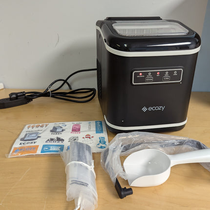 ecozy Smart Ice Makers Countertop, Portable Ice Maker with App Remote & Voice Co