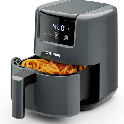 CHEFMAN 2 Qt Mini Air Fryer – Digital Space-Saving Compact Air Fryer with Nonsti