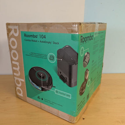 iRobot Roomba 104 Robot Vacuum & Mop - Self-Empties for 75 Days (Over 10 Weeks),