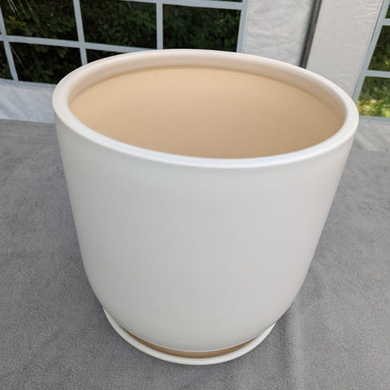 SUNPOTFOR Plant Pot 12 inch - Ceramic Pot for Plants Indoor Outdoor Large Plante