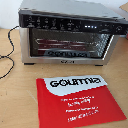 Gourmia Toaster Oven Digital Air Fryer - Convection Mode with 4 Slice Capacity,